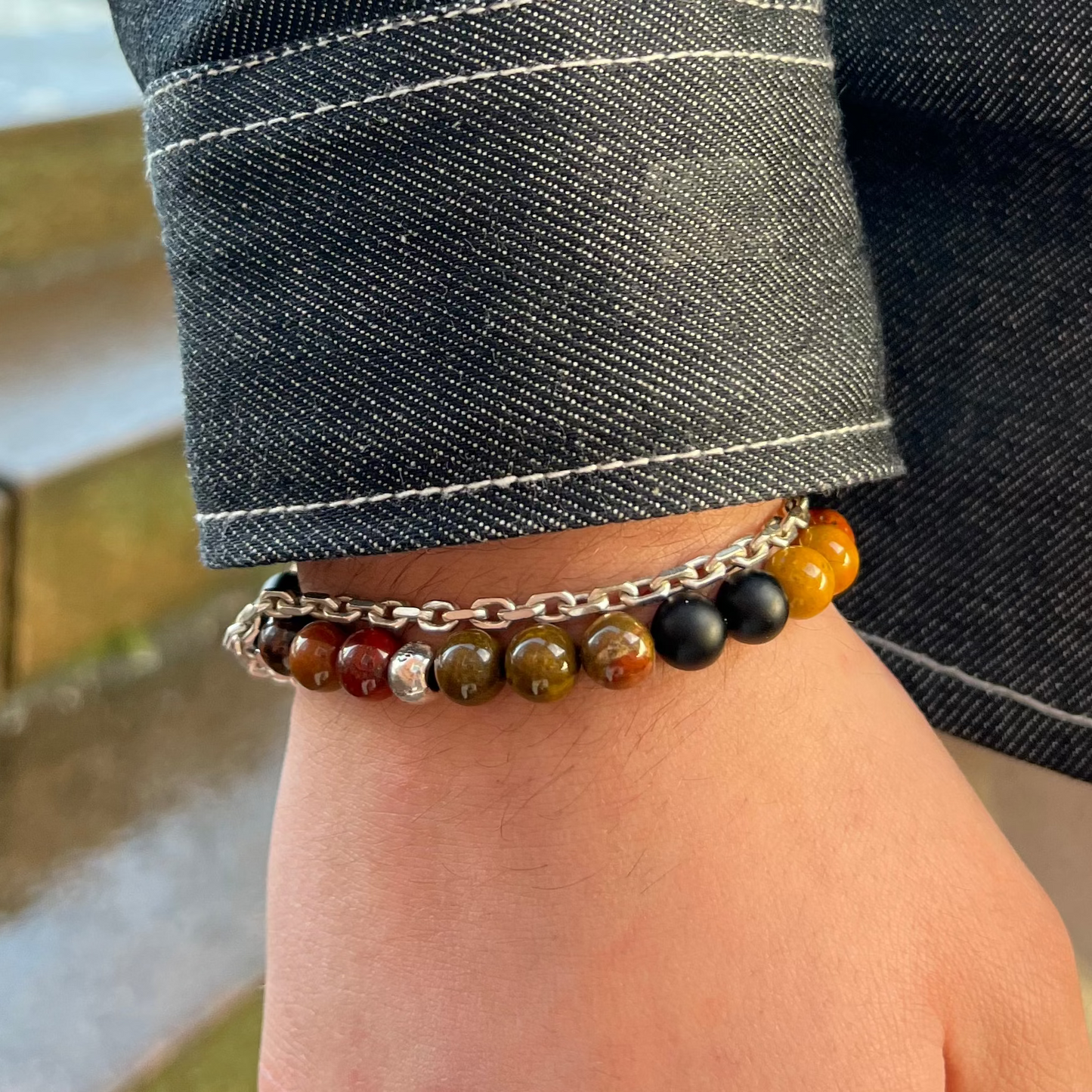 Bracelet "Volcan" 8mm